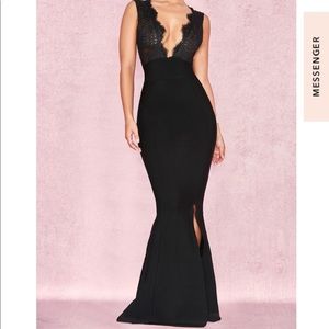 House of cb ss2019 black lace dress (BALERE)